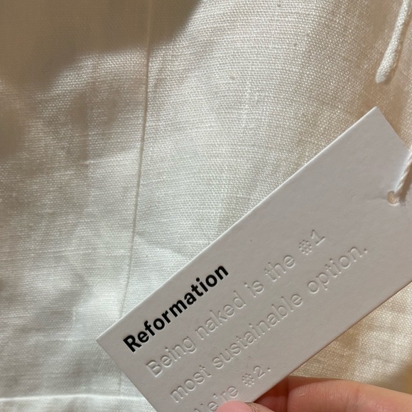 NWT Reformation Andie Linen Dress - Picture 6 of 9